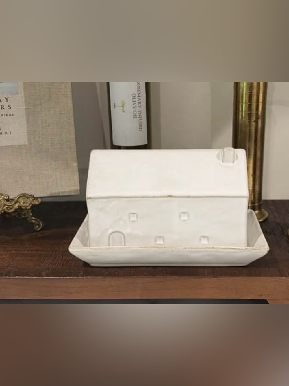 English Cottage Butter Dish